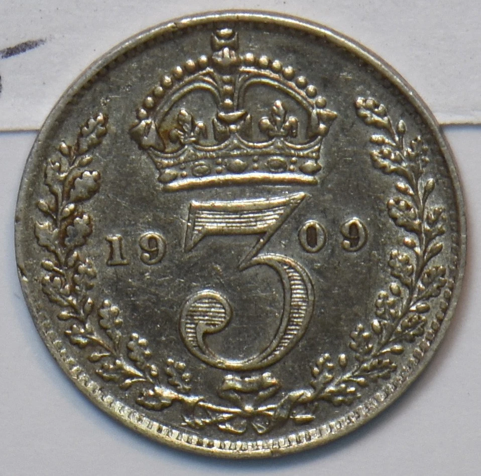 Great Britain 1909 3 Pence 193430 combine shipping - Image 2 of 2