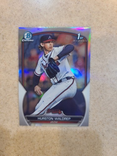 2023 Bowman Draft HURSTON WALDREP 1ST REFRACTOR BDC-114 BRAVES