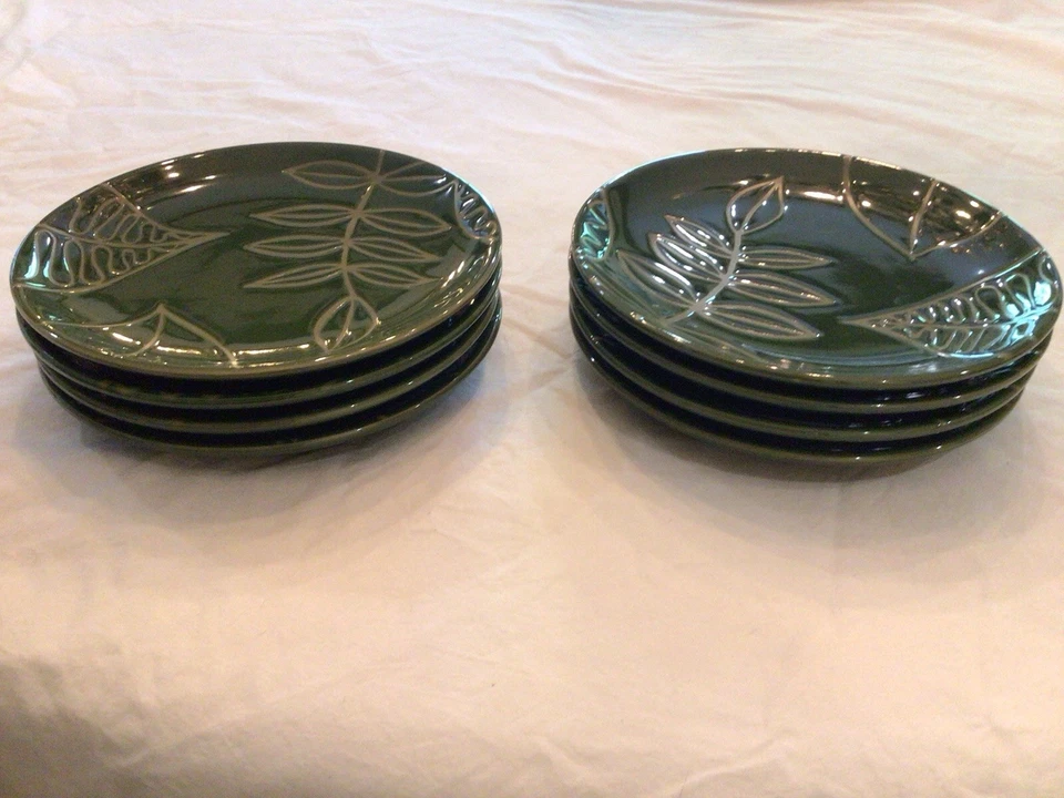 Juego de 8 platos de ensalada Studio D Mahalo. 7,75"" Foto 4 de 4