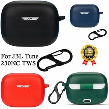 Silicone Protective Case Rubber Cover for JBL Tune 230NC Bluetooth Earphone