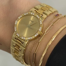 Piaget Dancer 18K Solid Yellow Gold Diamond Watch Ref. 80564K81 Serviced