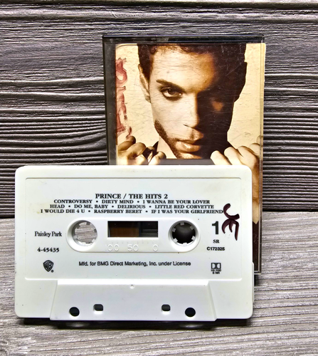 Prince - The Hits 2 Cassette Tape Paisley Park 4-45435 C172325 - Afbeelding 1 van 10