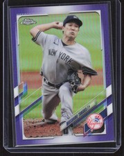 2021 Topps Chrome - Masahiro Tanaka #131 Purple Refractor #'d39/299 Yankees