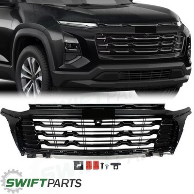 Gloss Black Front Upper Grille Assembly For 2025 2026 Chevy Equinox LT Style