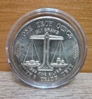 1 Oz. Silver Round .999 Fine "Silver Trade Unit" Scales Of Justice # 139