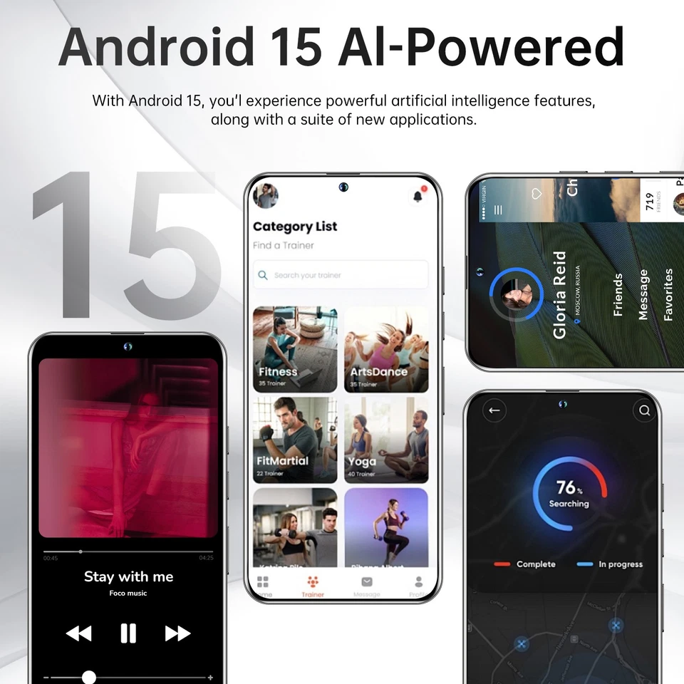 Smartphone G25 Ultra 5G Desbloqueado 6GB+128GB Android 15 Doble SIM Teléfono Celular Barato Foto 4 de 4