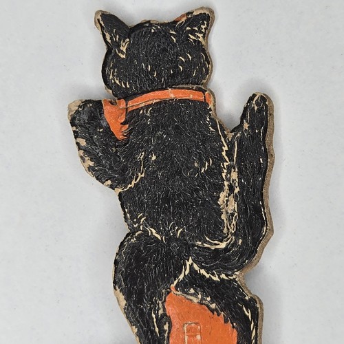 Altes Vintage Antik Halloween Deutsches Kegelspiel Schwarze Katze Germany 20er Jahre - Bild 4 von 22