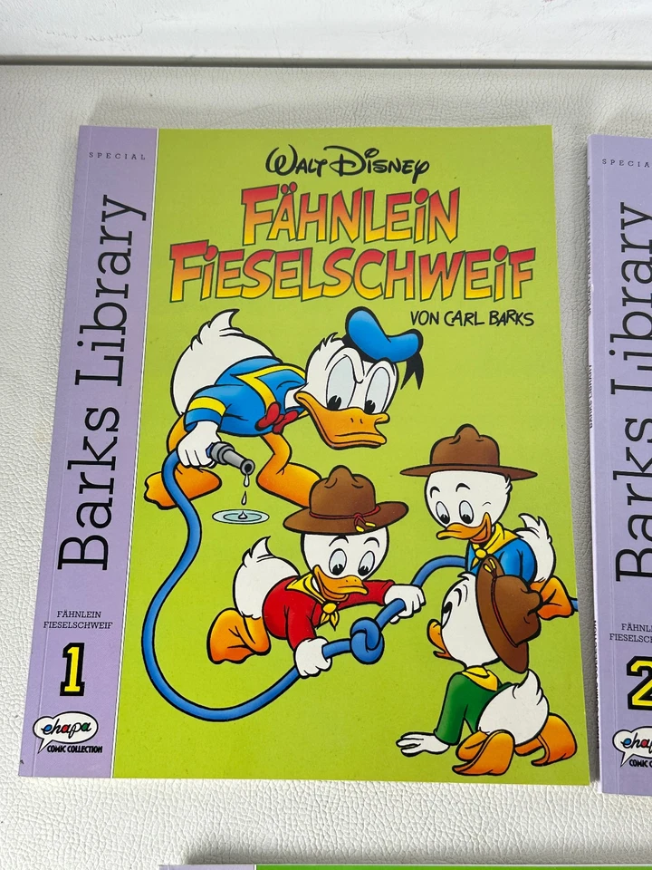 Walt Disney Barks Library Fähnlein Fieselschweif N° 1-7  1.Auflage 2001-05 - Bild 3 von 4