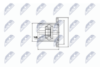 NTY Gelenksatz Antriebswelle NPW-TY-062 FüR Lexus Toyota RAV 4 4WD ASA44 Hybrid