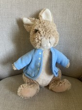 GUND Beatrix Potter Peter Rabbit with blue jacket soft plush, good condition