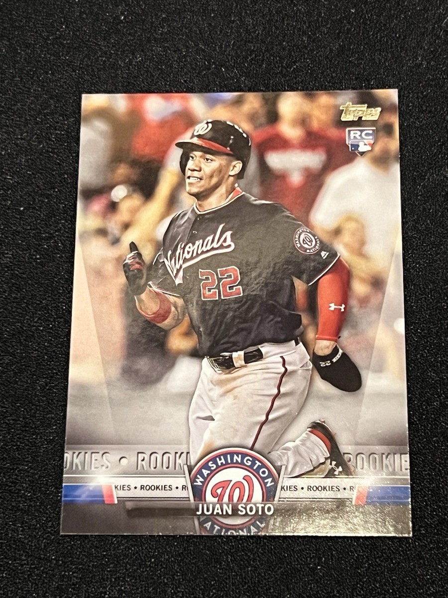 スポーツ選手 Topps Baseball Update Juan Soto RC 2018 Topps Update - #S-29 Juan Soto (RC) Rookie | eBay