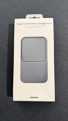 Samsung Galaxy 15W Super Fast Wireless Charger Duo Pad Stand Gray EP-P5400