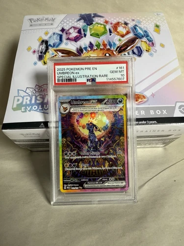 UMBREON EX Prismatic Evolutions SIR 161 / 131 GEM MINT 10 Pokémon TCG: PSA10