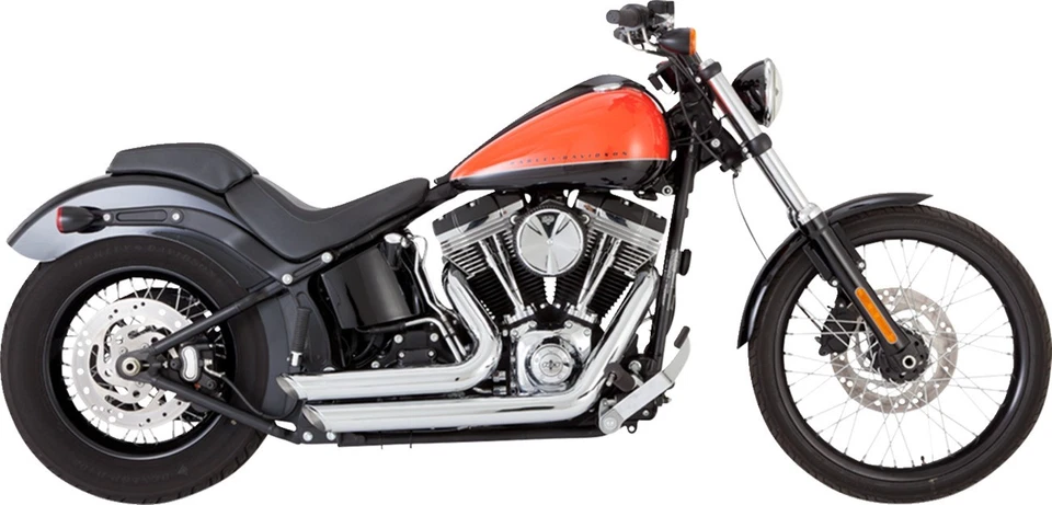 Escape Vance and Hines Shortshots escalonado PCX para Harley Softail 17325 12-17 Foto 2 de 3