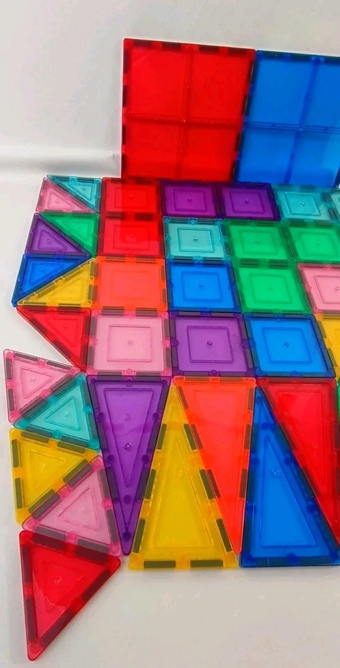 Lote de 56 Azulejos Picasso Piezas Azulejos Magnéticos 3D Azulejos de Construcción Foto 2 de 4