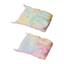 Fleece Hanging Bed Sugar Gliders Nest Cage with Durability Clips Easy to Clean