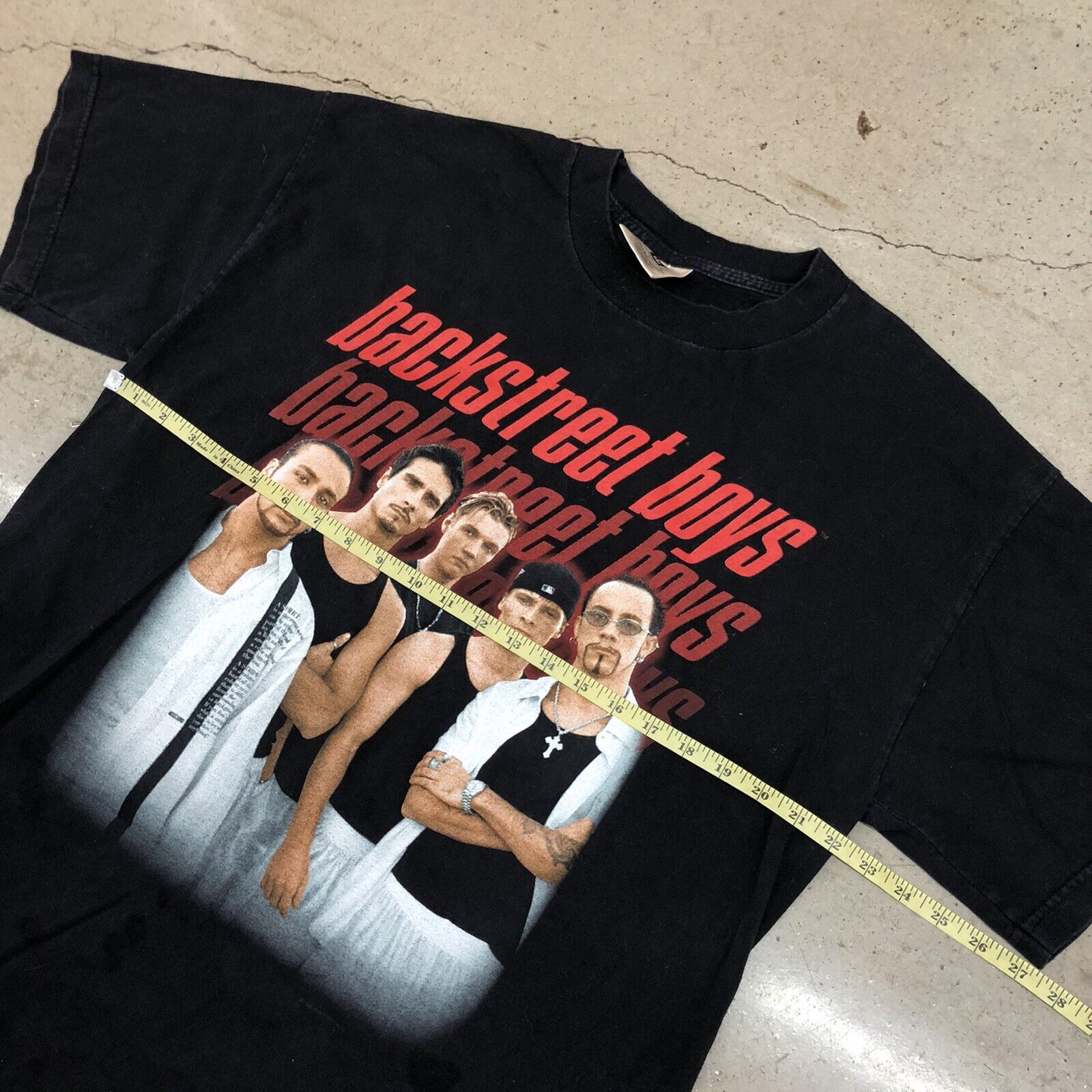 Vintage 90s Backstreet Boys T-Shirt Mens Size Adult XL Winterland Tag Black  Y2K | eBay