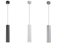 Image of Modern LED Pendant Light for Living Room Tube Surface Mount GU10 Ceiling Lamp