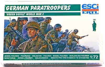 Soldats Miniatures 1/72 WW2 German Atlantic Esci Airfix - Lot 31-2 - Occasion époque Moyen Âge