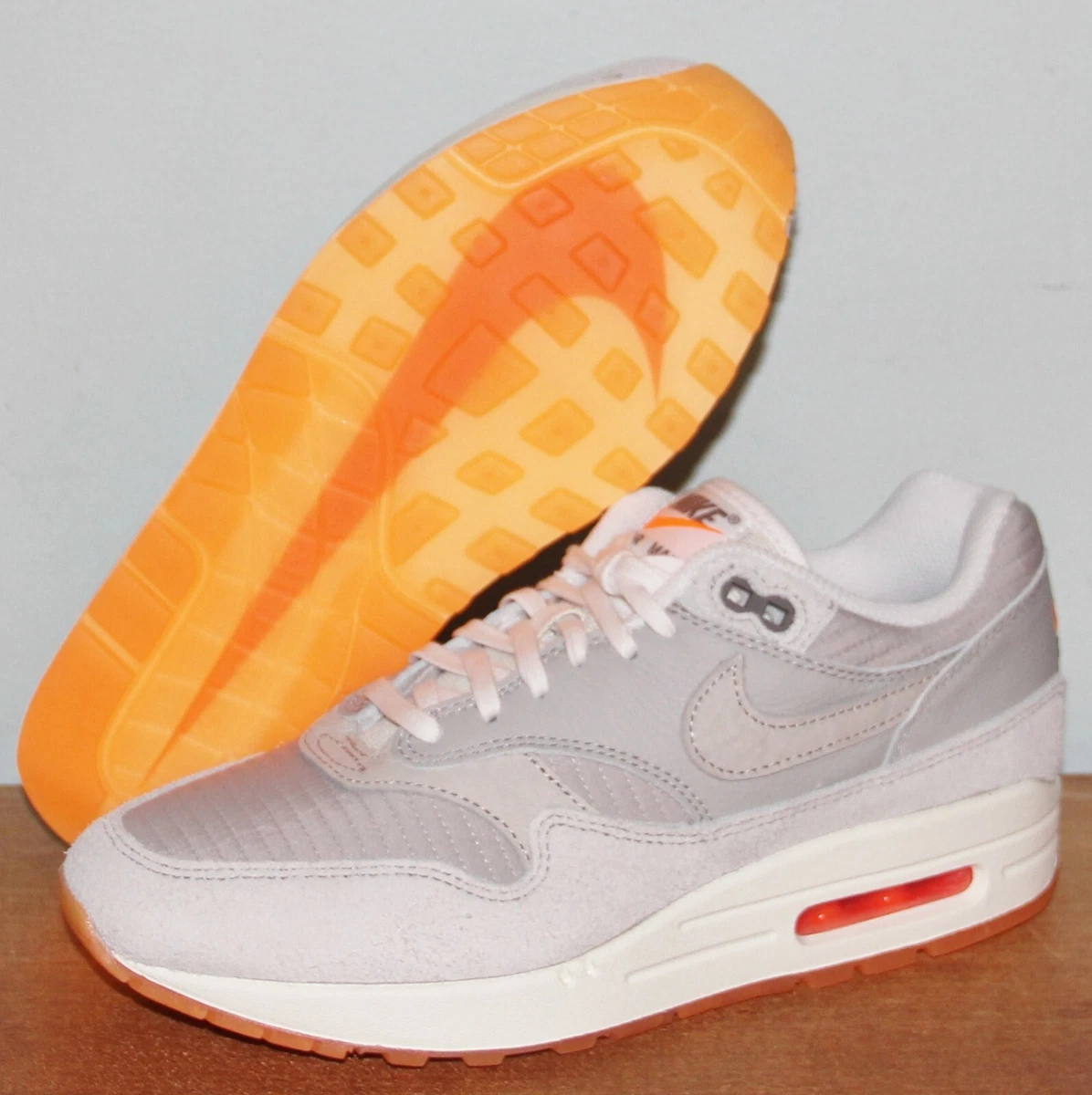 Nike Air Max 1 Iron Ore Total Orange for Sale | Authenticity 