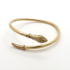 Victorian 10k Gold Filled Cobra Snake Rattles...