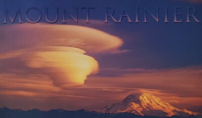 Mount Rainier Sunset Washington Postcard
