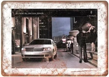 Vintage 2006 Lincoln Zephyr Auto Ad Retro Look Metal Sign A4673