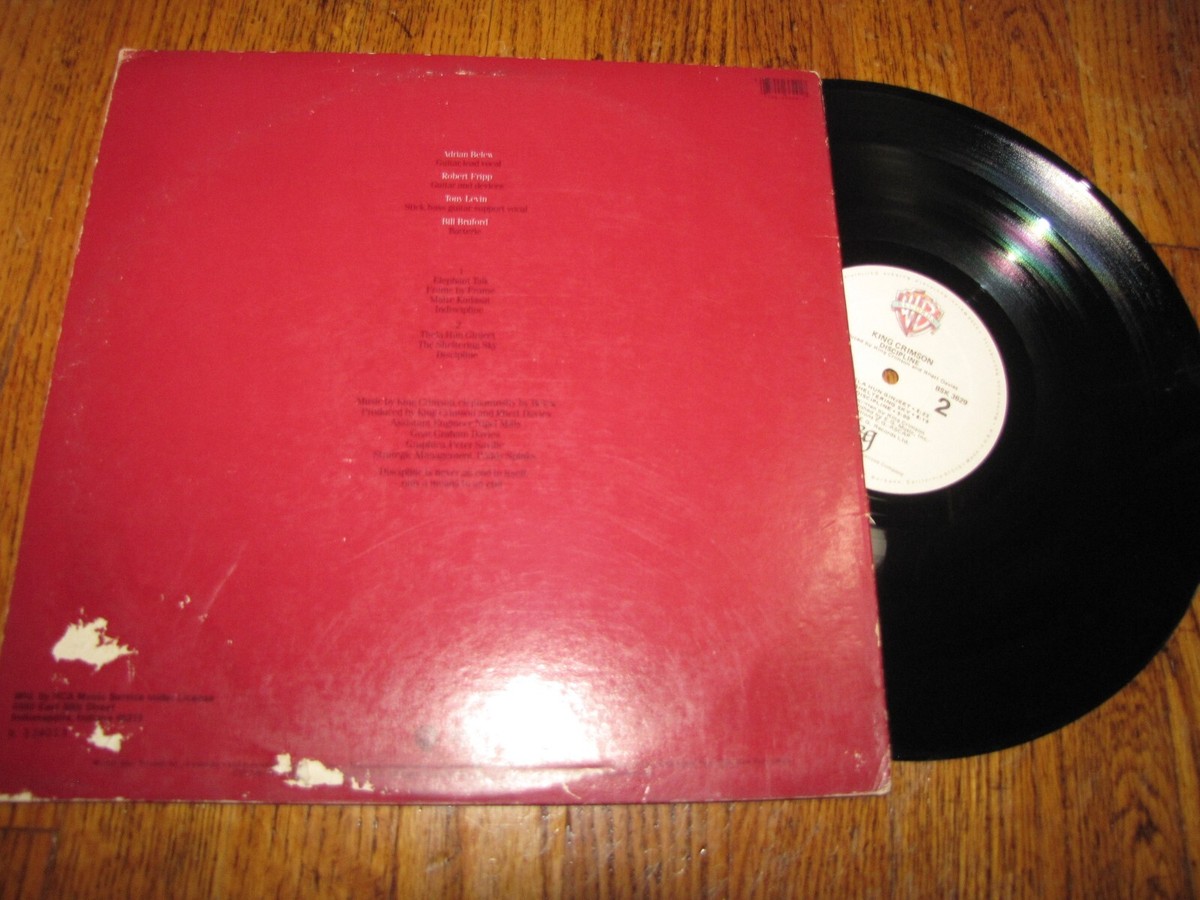 英LP King Crimson USA KCLP12 Discipline Global Mo /00260 KING CRIMSON - DISCIPLINE - WARNER BROS RECORDS LP EMBOSSED