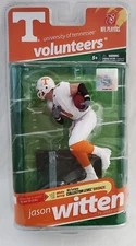 McFarlane NFL COLLEGE FOOTBALL 2 JASON WITTEN VOLUNTEERS BRONZE LEVEL WHITE JERS