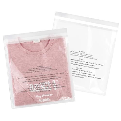Lot De 200 Sacs De Protection En Plastique Transparent - Tailles Mélangées 6x9, 8x10, 9x12, 11x14 Pouces