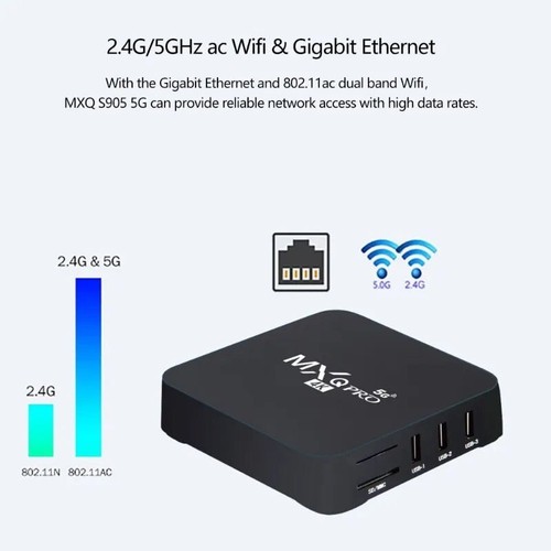 MXQ Android Box Smart Pro 2/16 Media Quad Player Core OTT Wifi Internet UHD - Picture 10 of 12
