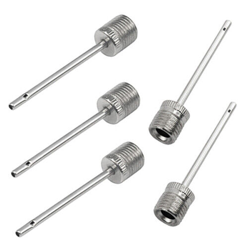 5x Football Valve Needle Pin Rugby Soccer Ball Inflator Inflating Pump Nozzle - 第 1/5 張圖片