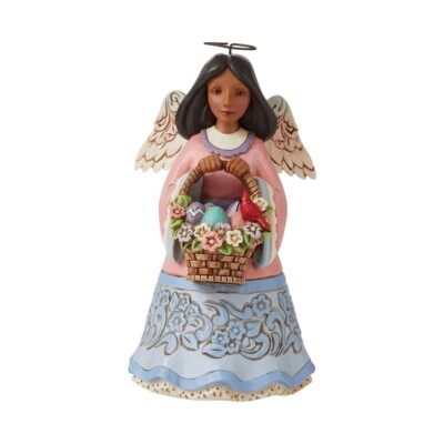 Jim Shore African American Pint Sized Easter Blessings Angel Figurine 6009209