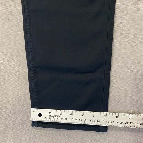 Banana Republic Chino Hose Herren 34 x 32 Slim Fit Schwarz Gerades Bein Stretch - Bild 16 von 20