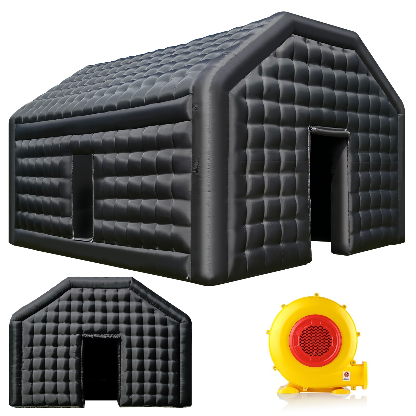 Large Black Inflatable Night Club 20x16.5x12Ft Inflatable Pa