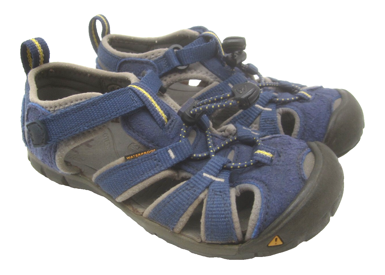 Sandali da acqua Keen taglia 13 bambino blu navy nero ragazzo fuori escursionismo