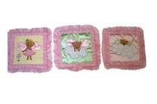 Lambs  Ivy Baby Angel Bear Wall Hanging