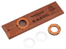 Kazoo Wooden Musical Wind Instrument Wood Harmonica for Music Lovers with Metal