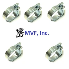 One Bolt Hose Clamp T-Bolt Zinc 64 ~ 67mm, 2-1/2" ~ 2-5/8" (5-Pack) <HC917x5