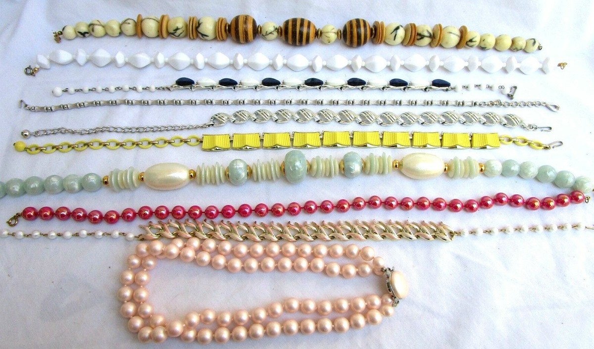VTG 50s to 80s..LOT of 10 NECKLACES | eBay