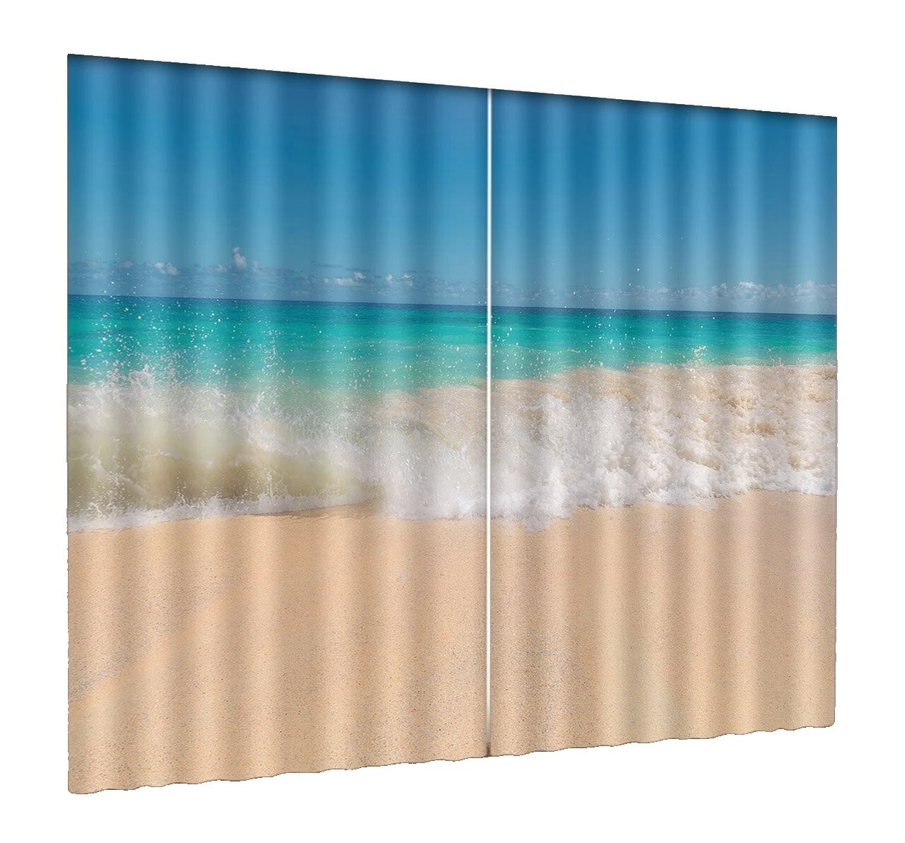 Abstract Nautical Window Curtains & Drapes