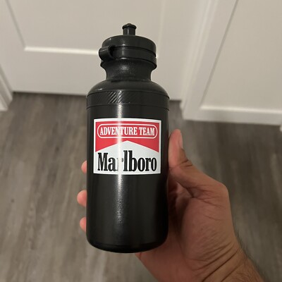 Vintage 90s Marlboro Cigarette Adventure Team Water Bottle Camping Hiking
