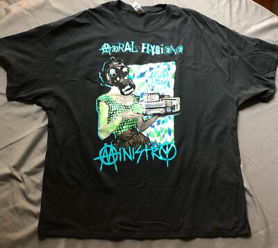 Ministry Moral Hygiene Black T-Shirt Adult Size 3XL Gildan Heavy Cotton