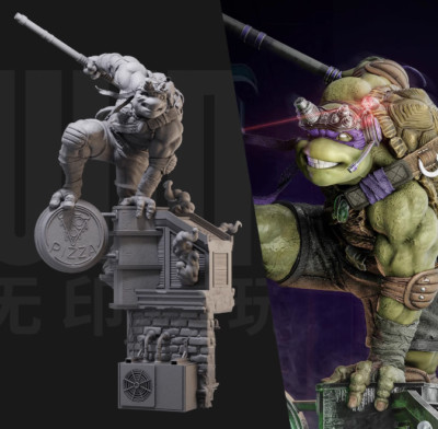 1/24 Resin Turtle Unassembled Unpainted 4845-2
