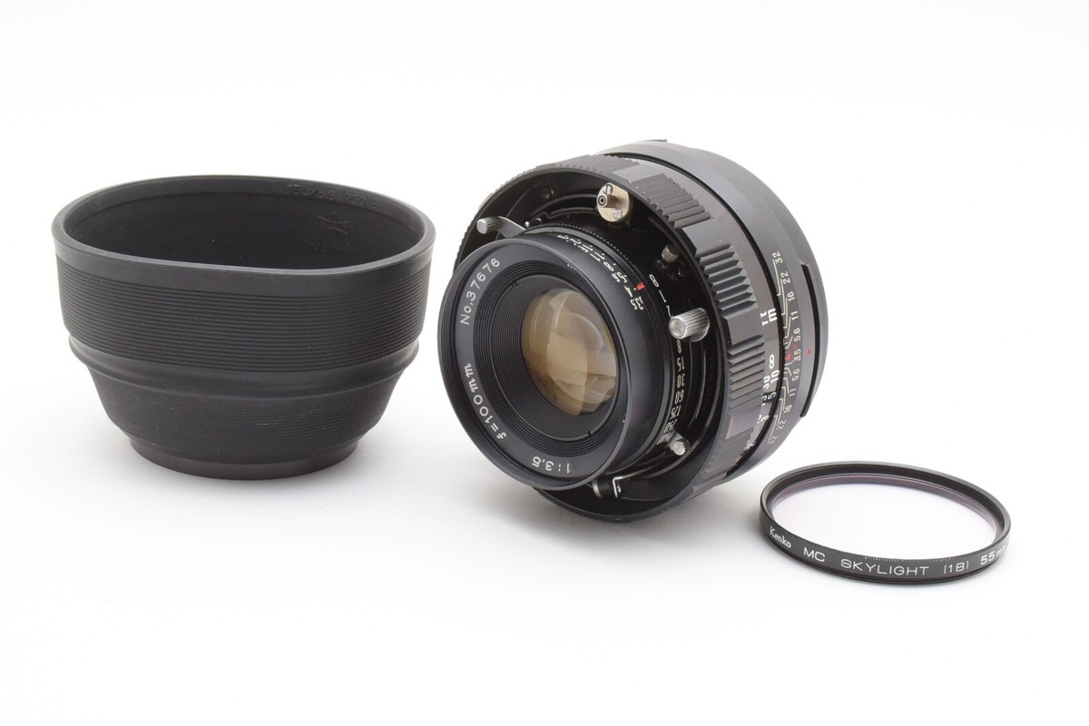 MINT+++ w/ Hood 】 Mamiya Sekor 100mm f3.5 Lens Universal