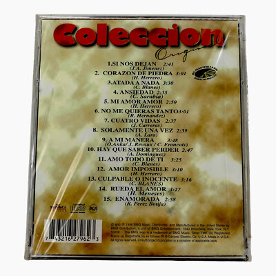 Lucia Mendez Coleccion Original (CD 1998 BMG Music) Spanish Latin