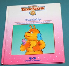 Worlds of Wonder: TEDDY RUXPIN - UNCLE GRUBBY - 1988 - Hardcover Guc