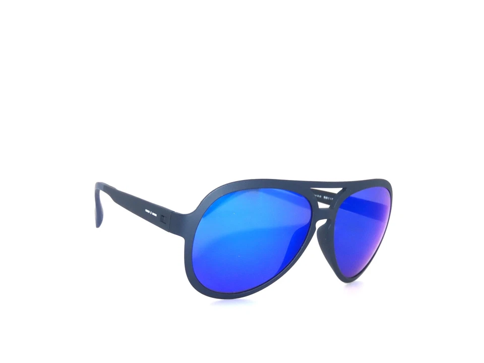 Italia независимый SS115/022 матовый синий зеркало солнцезащитные очки продажи - Изображение 3 из 4