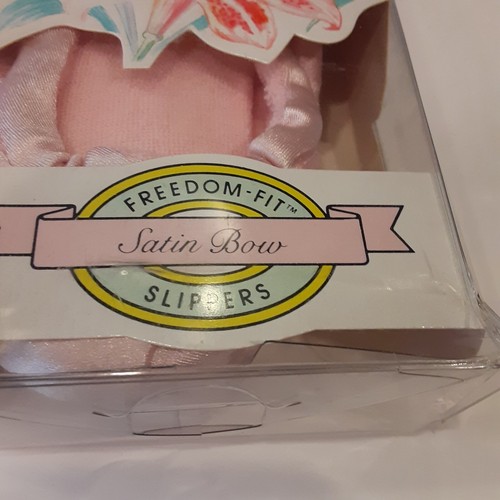 De colección Ecualizador Talla S Moño Satén Pantuflas Suelas de Gamuza Suaves y Cálidas - Imagen 5 de 6