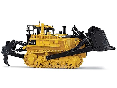 KOMATSU D475A-8 DOZER WITH RIPPER YELLOW 1/50 DIECAST MODEL FIRST GEAR 50-3482 - Picture 4 of 6